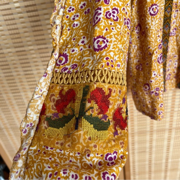 Maeve Goldie Embroidered Anthropologie Blouse - Picture 12 of 14